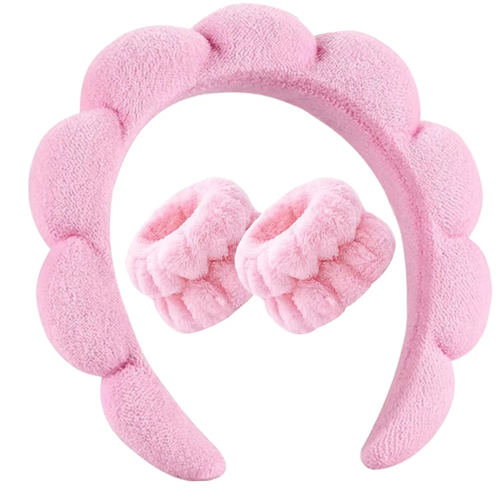 Makeup Headband Set Face Washing Skin Care Hair Bands Tool Accessories