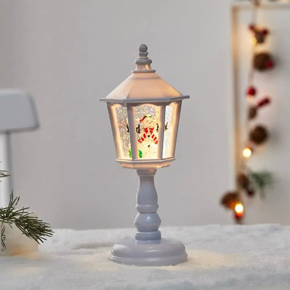 Christmas Water Lights Decorations, Luminous House Candle Lights