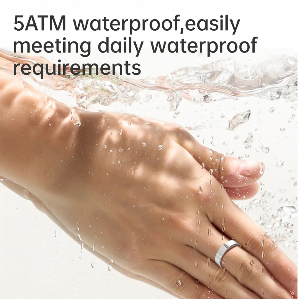 Smart Ring Bluetooth Call Heart Rate Blood Pressure Monitor 5ATM Waterproof Health Ring Men Women For Xiaomi Gift
