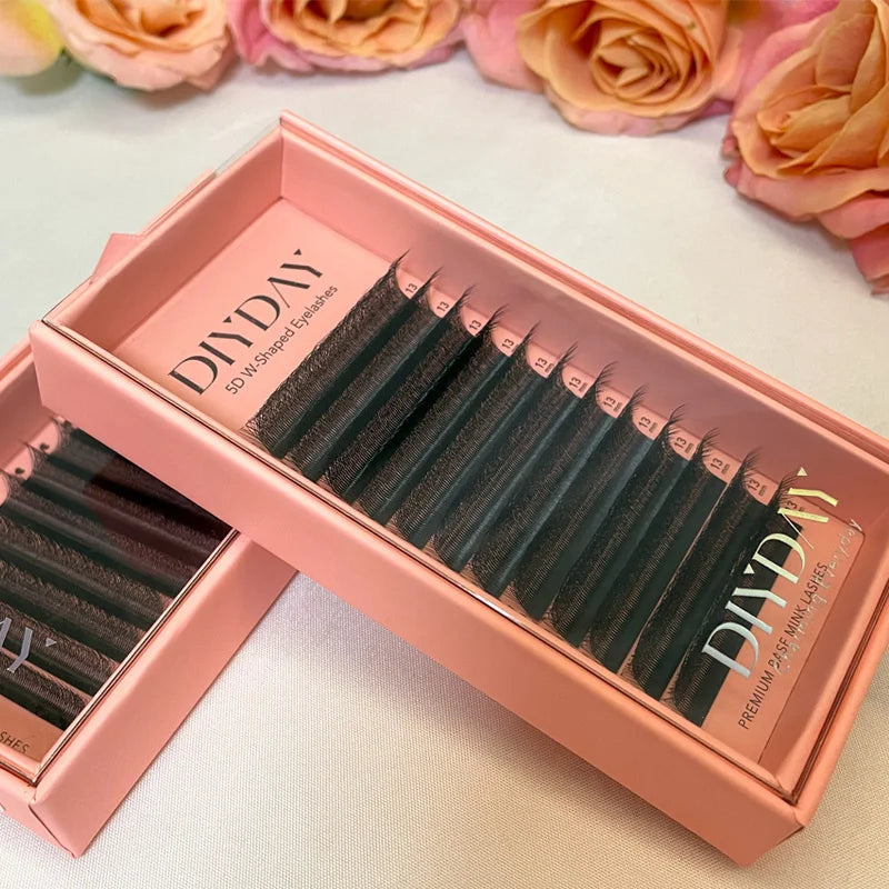 DIYDAY W Shape Eyelashes Extensions W Shaped Bloom