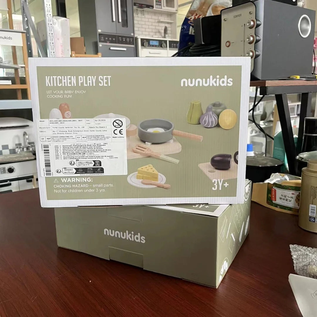 Kids Pretend Play House Toy Children's House Kitchen Toys Fruits Toy Set Boys & Girls Simulated Cooking Early Education