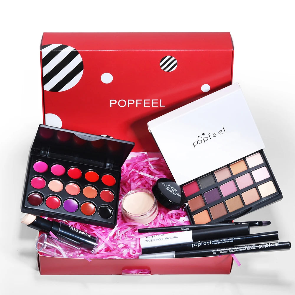 POPFEEL Makeup Kit, Full Makeup Set For Girls Women, Valentine Gift For Girls