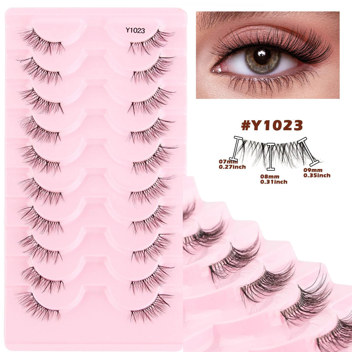 Lashes Natural Short Mink Eyelashes