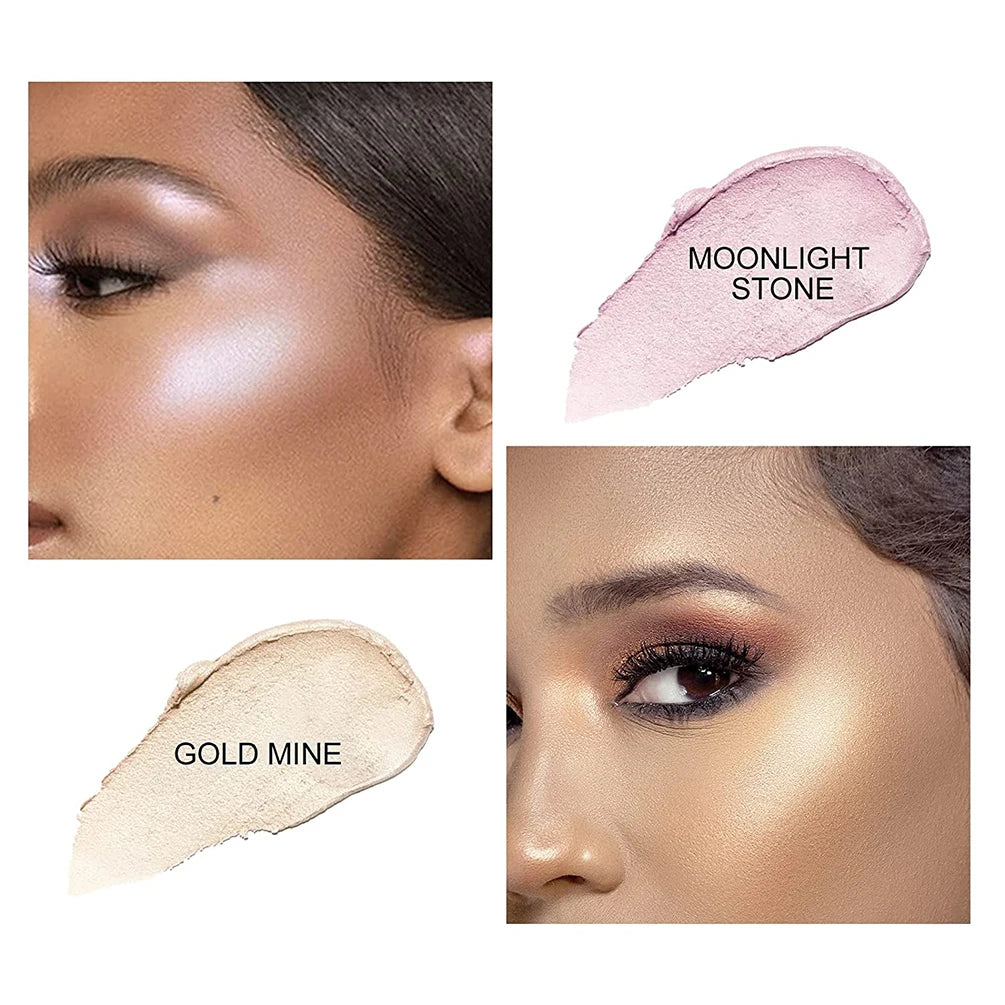 Magical Halo Highlighter Stick Glitter Contouring Bronzer For Face Shimmer Powder Highlight Corrector Contour Illuminator Makeup