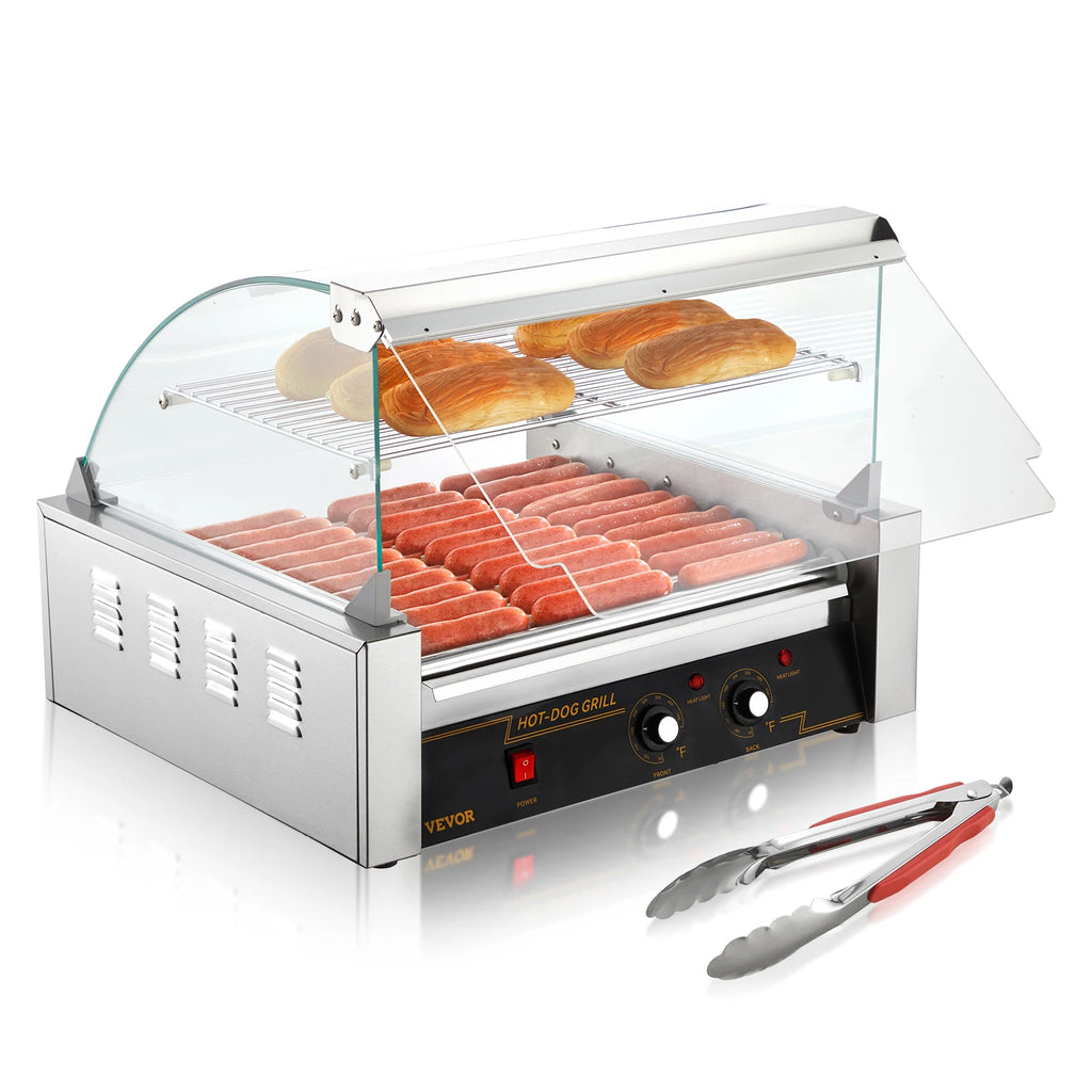 SucceBuy Rods Commercial Hot Dog Roller