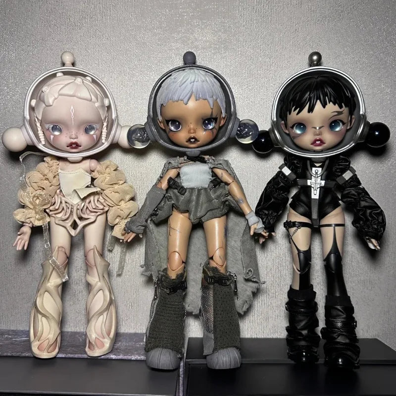 Popmart Skullpanda Bjd Nana Figures Baby Series Flower Blooming Figure Pink Green SP Art Toy Limited Dolls Surprise Gift