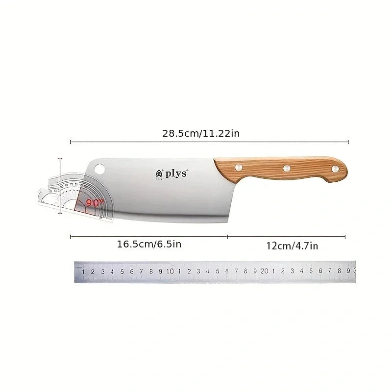 Women's sharp meat cleaver, kitchen knife for chefs - Stainless steel kitchen knife - Household ingredients handling appliance