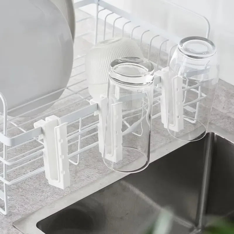 Tax excluded, add at checkout if applicable Cup Hanging Rack Home Wall-mounted Upside-down Draining Cup Multifunctional Storage