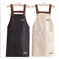 Waterproof and antifouling large pocket clothes apron