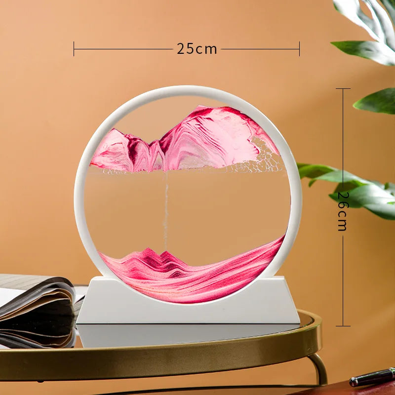 Hourglass Quicksand Craft Flowing Sand Painting Home Decor