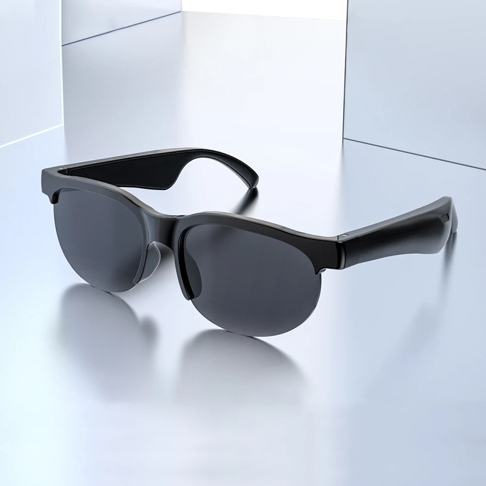 AI Intelligent Translation Glasses Bluetooth-Compatible 5.4 Built-in Microphone Speakers Support 144 Languages for Men and Women