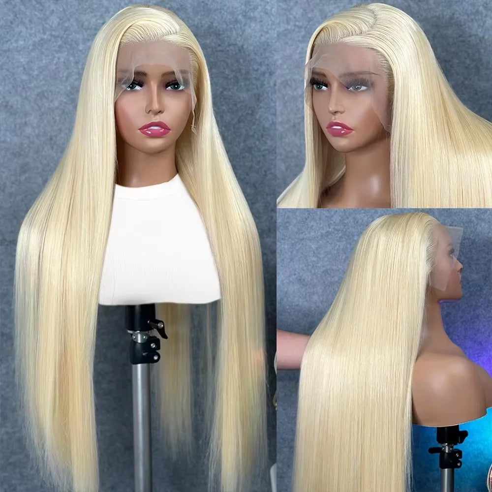 200Density 30 Inch 613 Blonde Human Hair Wig 13X6 Hd Lace Frontal Wig 13X5 Transparent Brazilian Lace Front Wigs 100% Human Hair