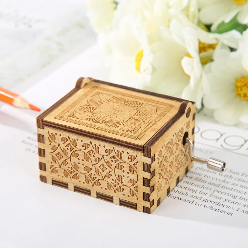 21 Music Boxes Pink White Blue Black Wood You Are My Sunshine Godfather Music Box Music Theme Birthday Gift blind box
