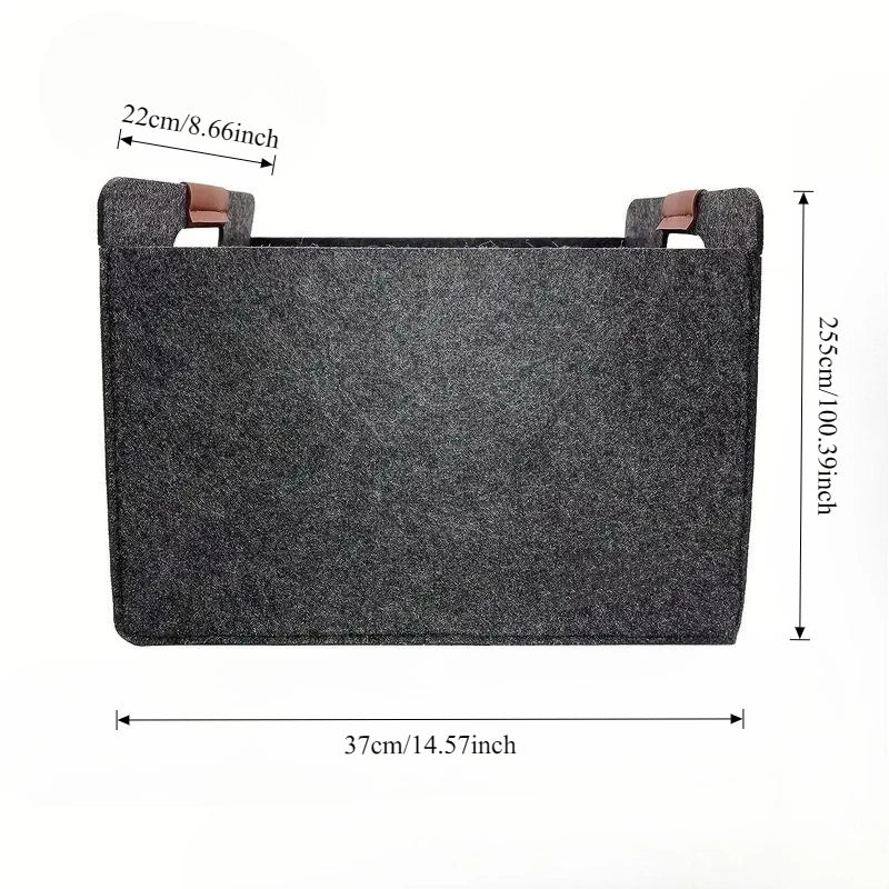 12-Compartment Felt Storage Basket, Portable & Modular Design for Kitchen, Home, and Beverage Organization