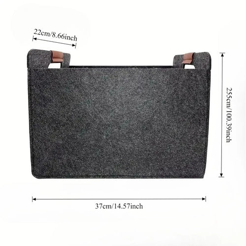 12-Compartment Felt Storage Basket, Portable & Modular Design for Kitchen, Home, and Beverage Organization