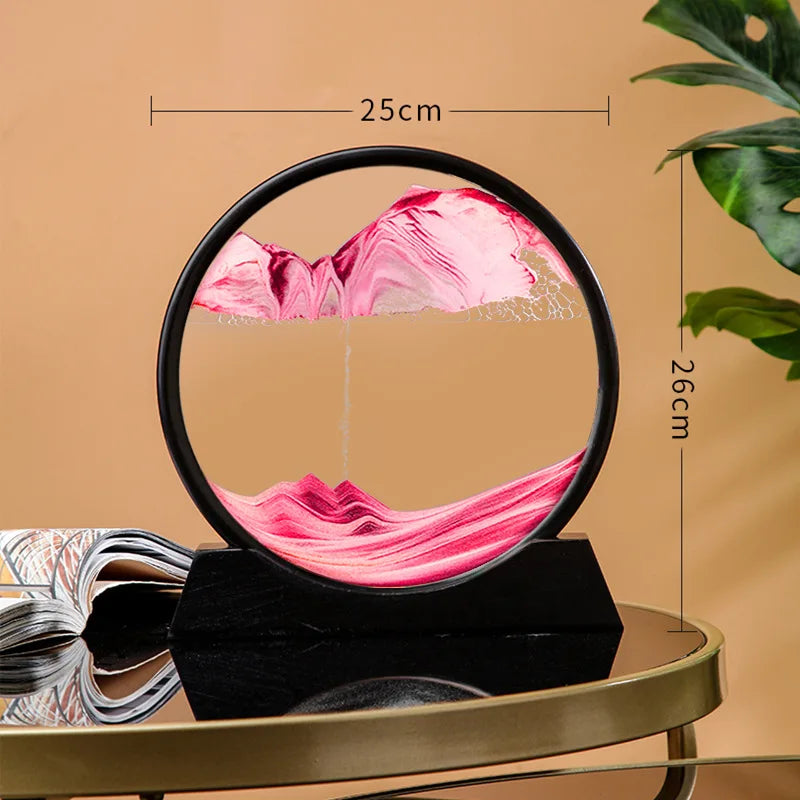 Hourglass Quicksand Craft Flowing Sand Painting Home Decor