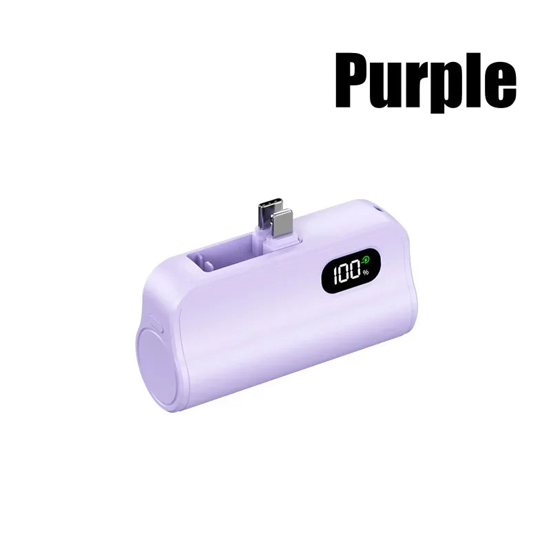 VIVO 50000mAh Capsule Power Bank 2-in-1 High Capacity LED Digital Display Portable Fast Charging External Battery For iPhone