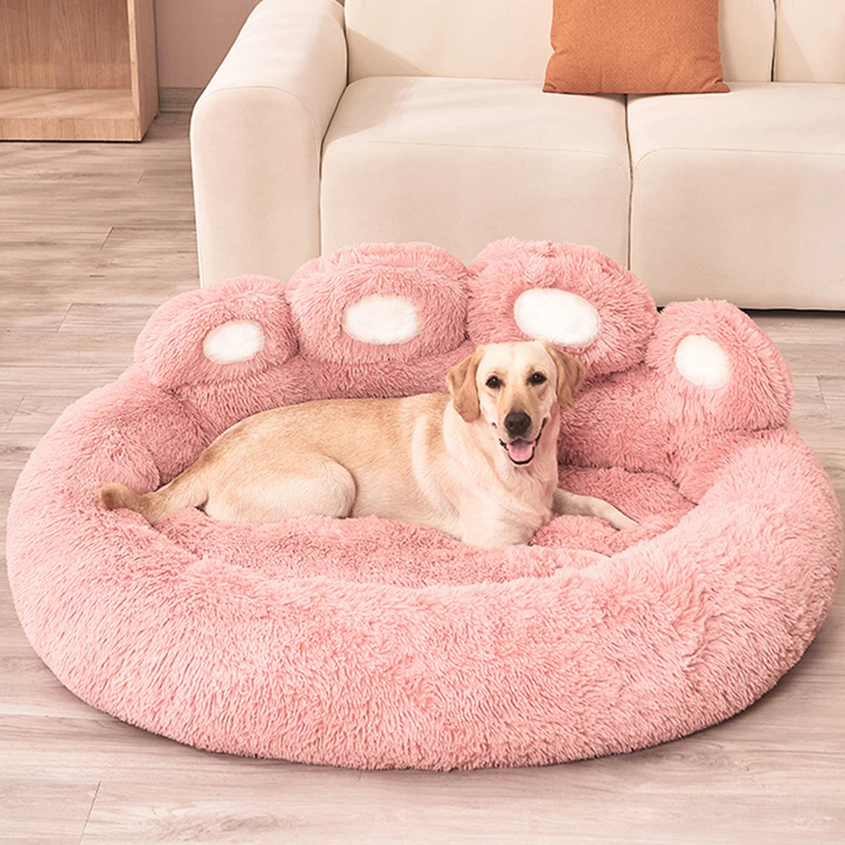Fluffy Dog Bed Winter Warm Large Pet Products