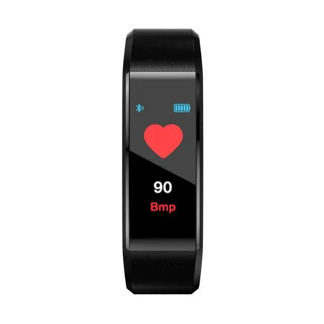 Bluetooth Smart Sports Bracelet Pedometer Heart Rate Blood Pressure Fitness Tracker Smartwatch for iOS Android+BOX Men and Women