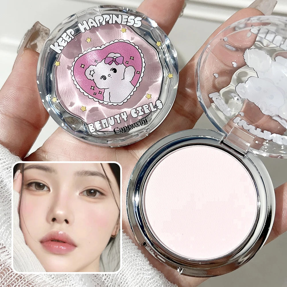 Oil-control Face Setting Powder 24 Hours Lasting Setting Makeup Waterproof Matte Smooth Pressed Powder Concealer Korean Cosmetic