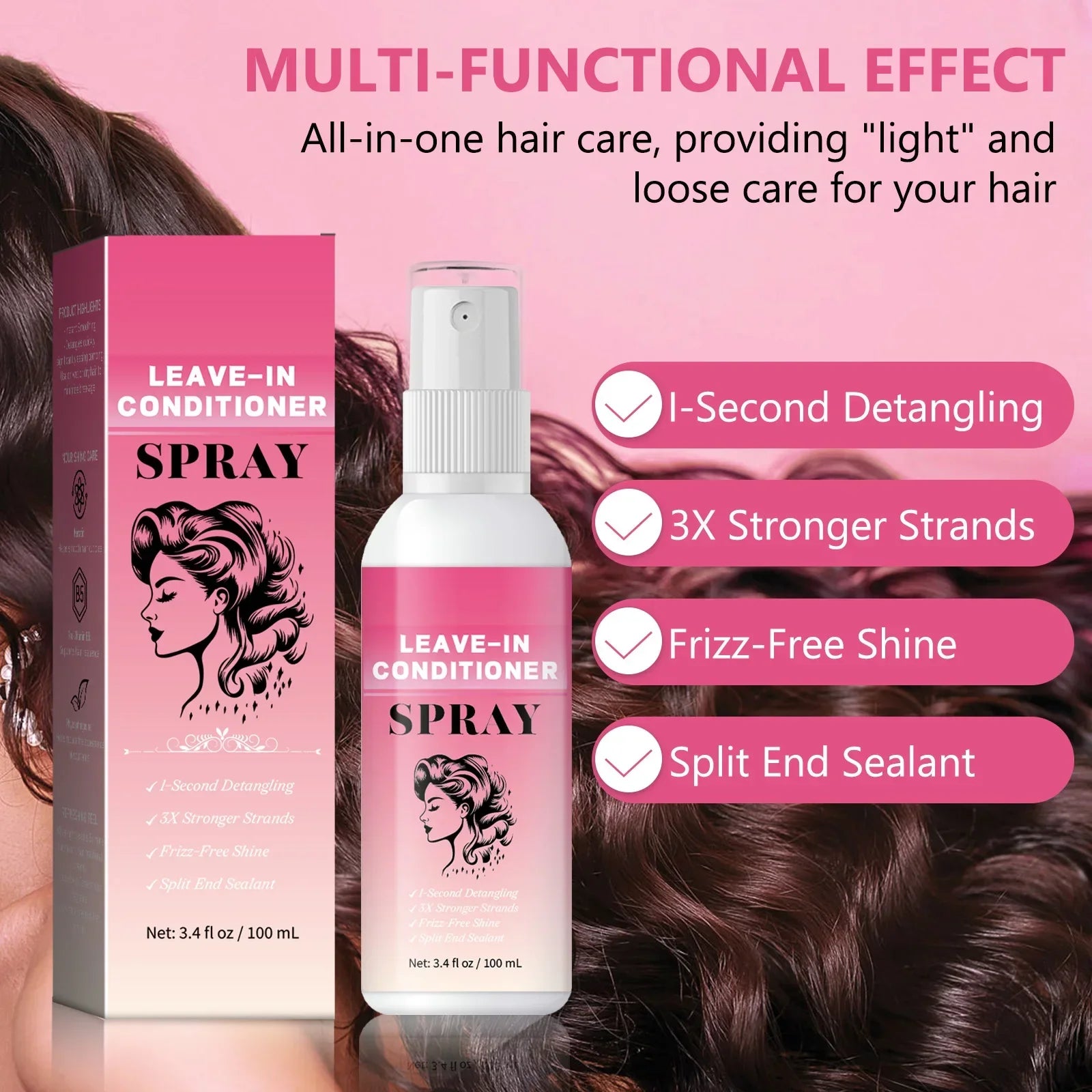 Sun Protection Hair Care Serum Repair Damage Deep Moisture UV Rays Shield Hair Defense Formula Sun Protection Hair Care Serum