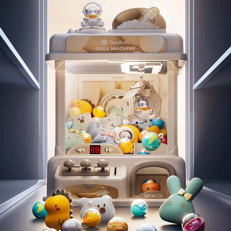 Children's toy claw machine clip doll game machine puppet doll