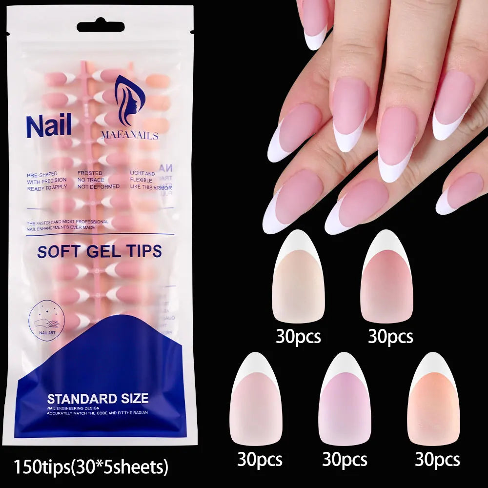 576pcs/Box Colorful Fake Nails  Cover Nail Tips