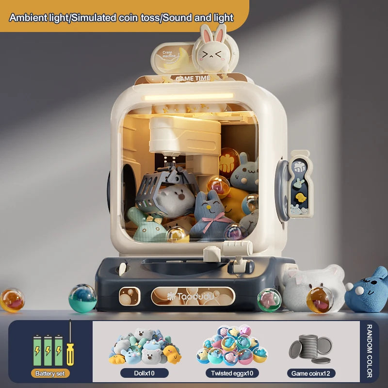 Children's toy claw machine clip doll game machine puppet doll
