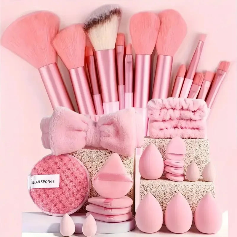 Professional Makeup with Accessories for Combination