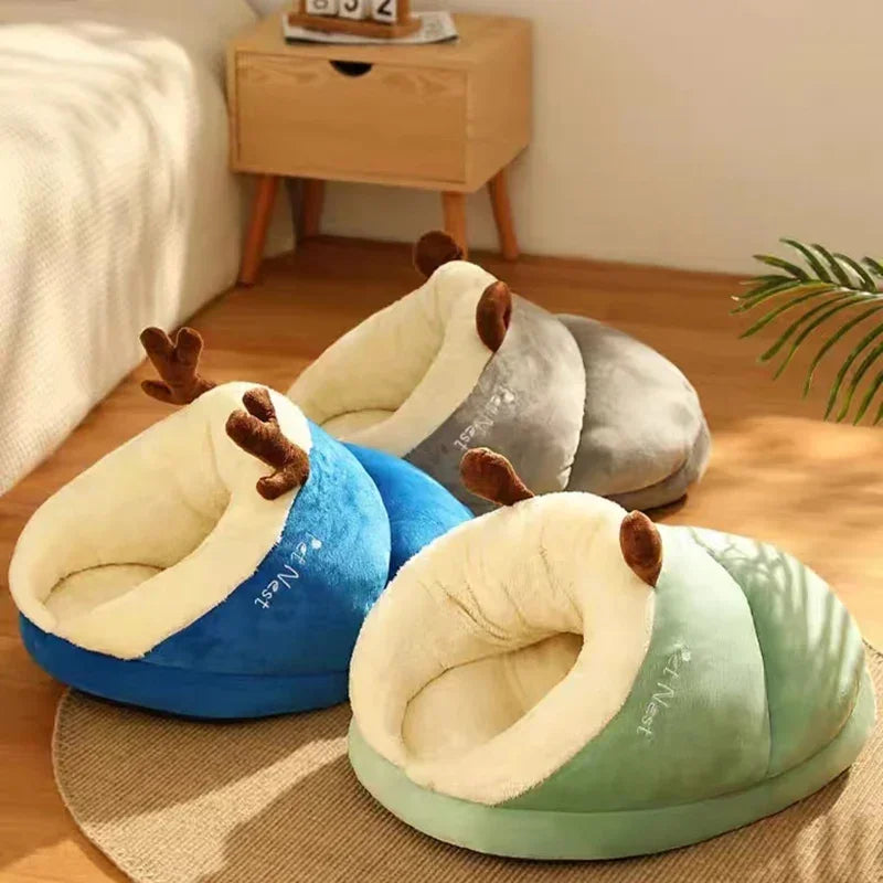 Winter Warm Small Dog Kennel Bed Breathable Dog House