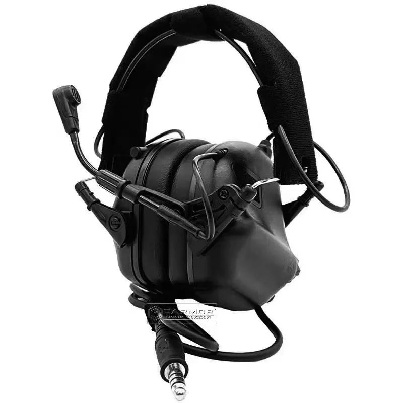 Tactical Communication Headset,  Equipped with ARC Rail Adapter, Anti-Noise Headset