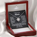 To My Love Eternal Heart Double layered Heart shaped Necklace With Gift Box For Gilrfriend Wife Christmas Valentine's Day Gifts