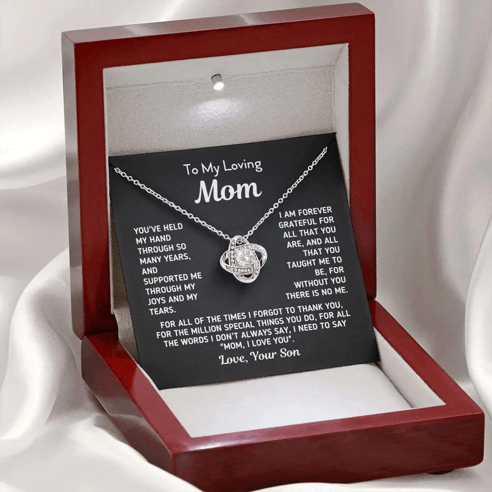 To My Love Eternal Heart Double layered Heart shaped Necklace With Gift Box For Gilrfriend Wife Christmas Valentine's Day Gifts