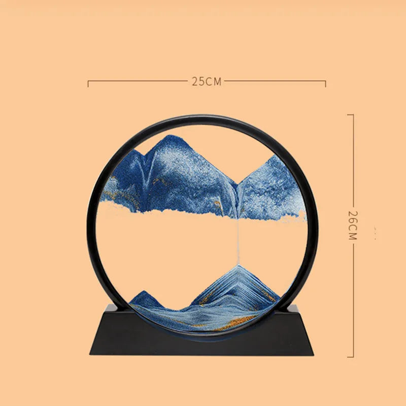 Hourglass Quicksand Craft Flowing Sand Painting Home Decor