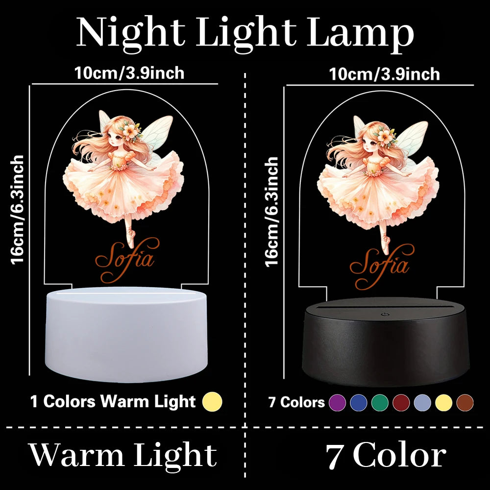 Cartoon Personalize Custom Photo Picture Couple 3D Led Optical Illusion Table Lamp For Bedroom Night Avatar Mange Room Decor