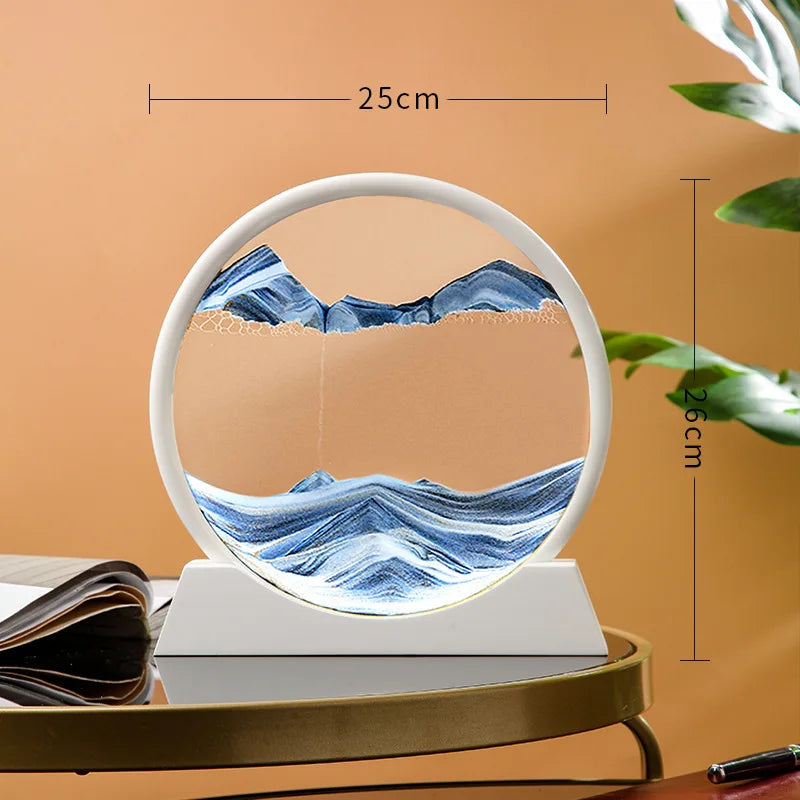 Hourglass Quicksand Craft Flowing Sand Painting Home Decor