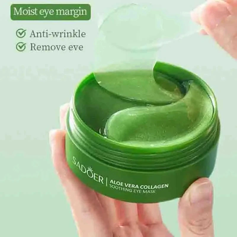 Aloe Vera Collagen Eye Mask Anti Dark Circles Removal