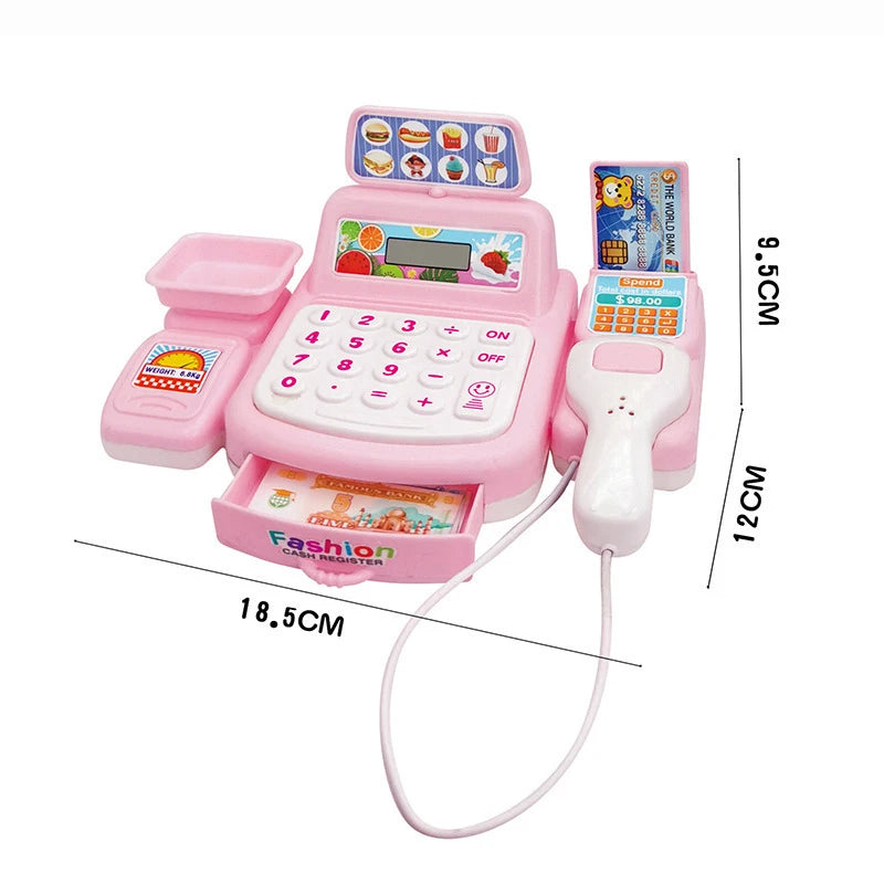 Supermarket Cash Register Simulation Multi-Function Cash Register Children Play Every Family Toys Educational Toys