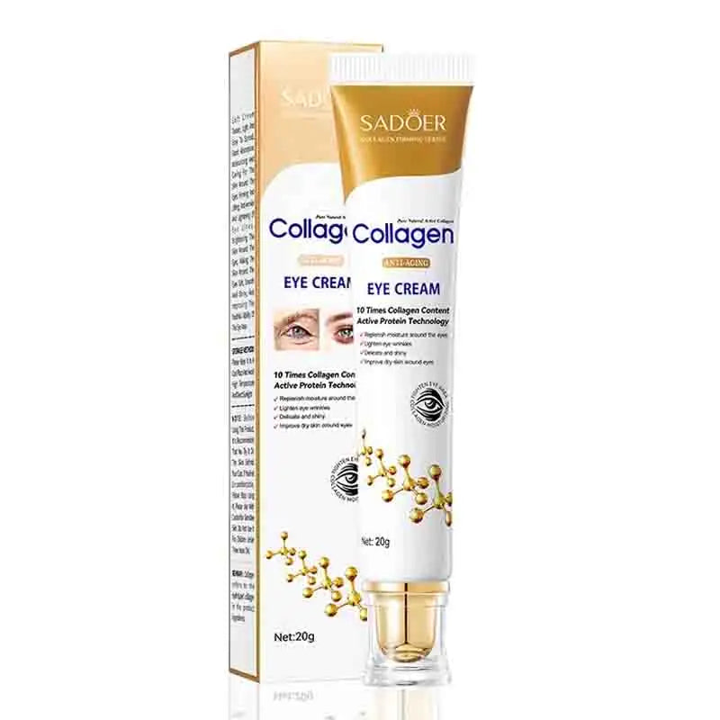 SADOER Collagen Skin Care Sets Anti Wrinkles Serum for Face Moisturizing Anti-aging Anti Dark Circles Eye Cream Skin Care Kit