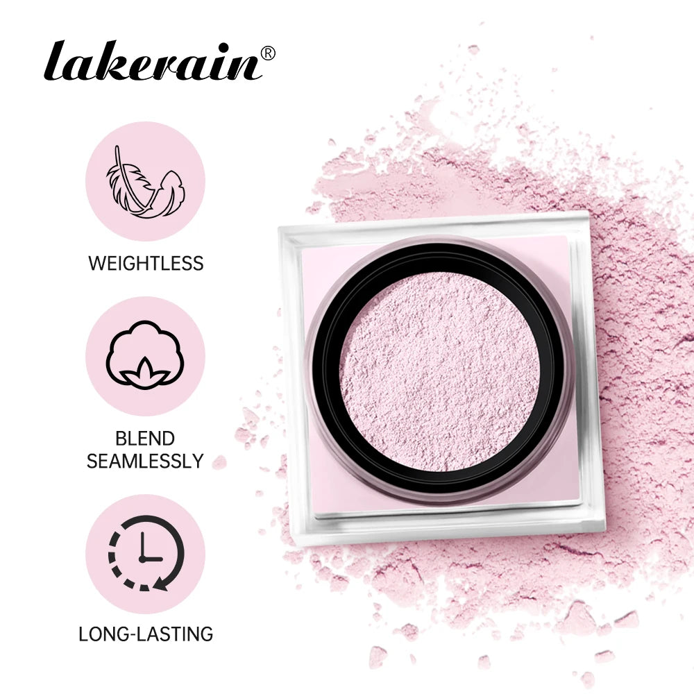 Loose Baking Setting Powder Long Lasting Oil Control Natural Face Matte Waterproof Brightening Loose Powder Makeup Cosmetics