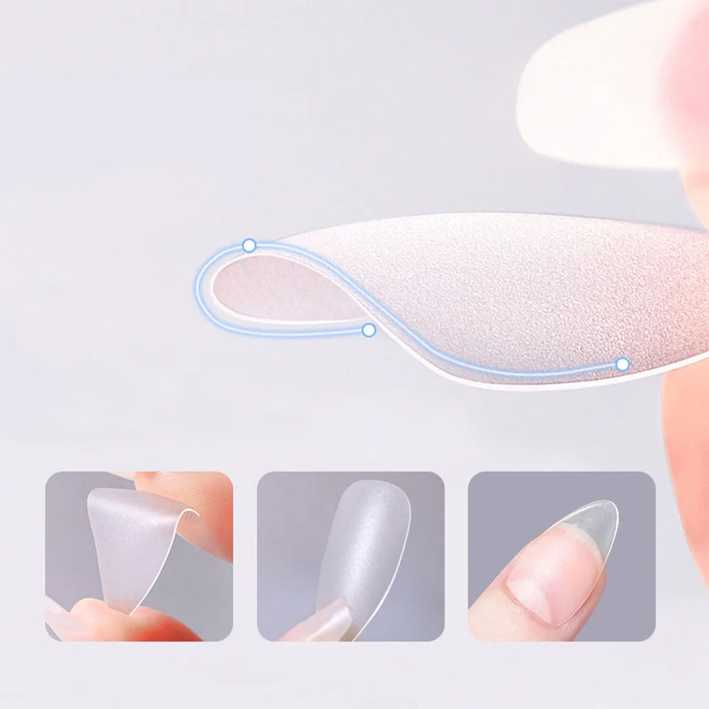 120pcs False Nails Transparent Press on Nails