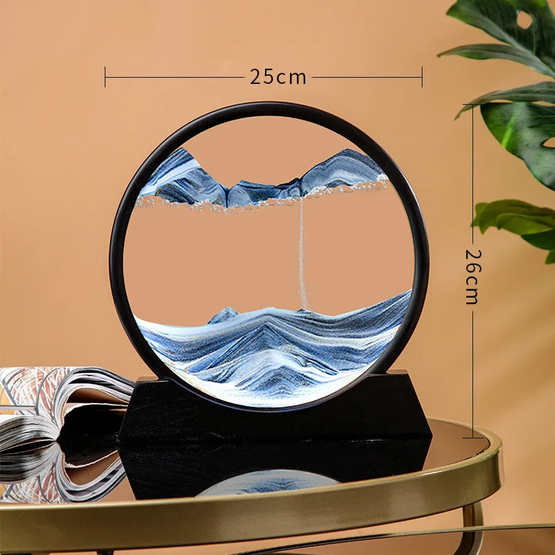 Hourglass Quicksand Craft Flowing Sand Painting Home Decor