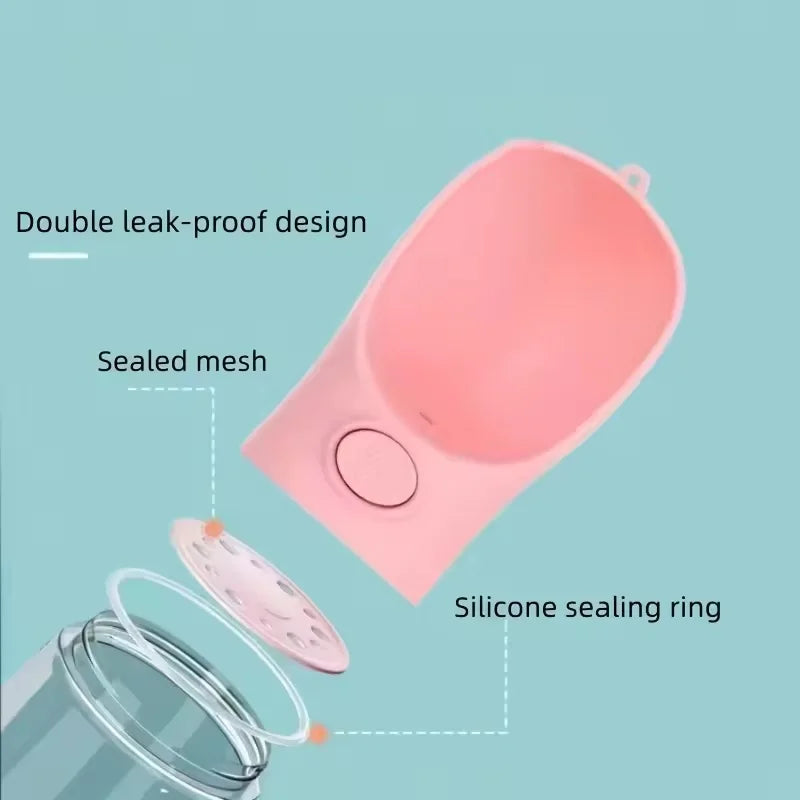Pets Water Bottle Portable Food Grade Material Dog Cat