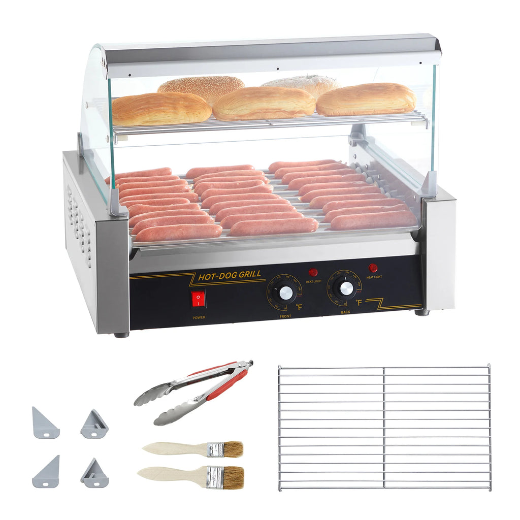 SucceBuy Rods Commercial Hot Dog Roller