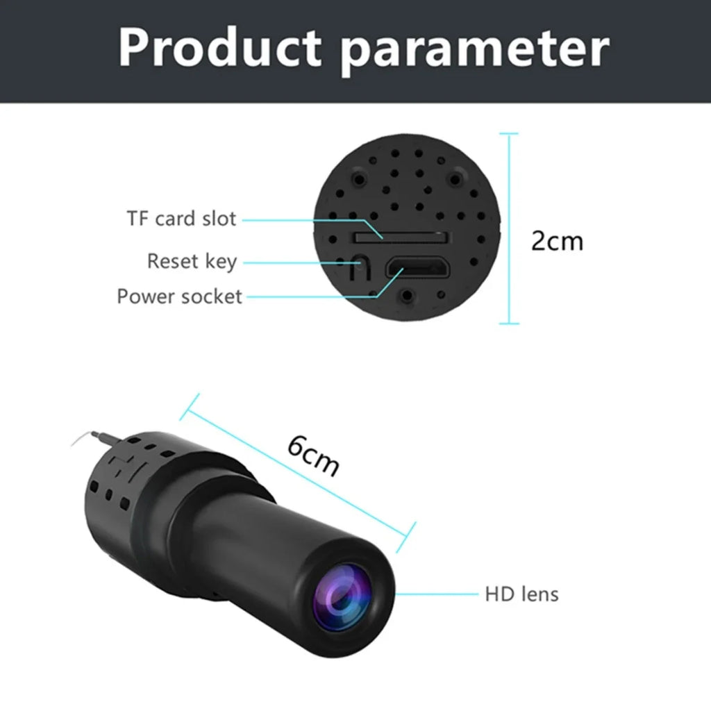 Mini WiFi Camera Night Vision Security Monitoring