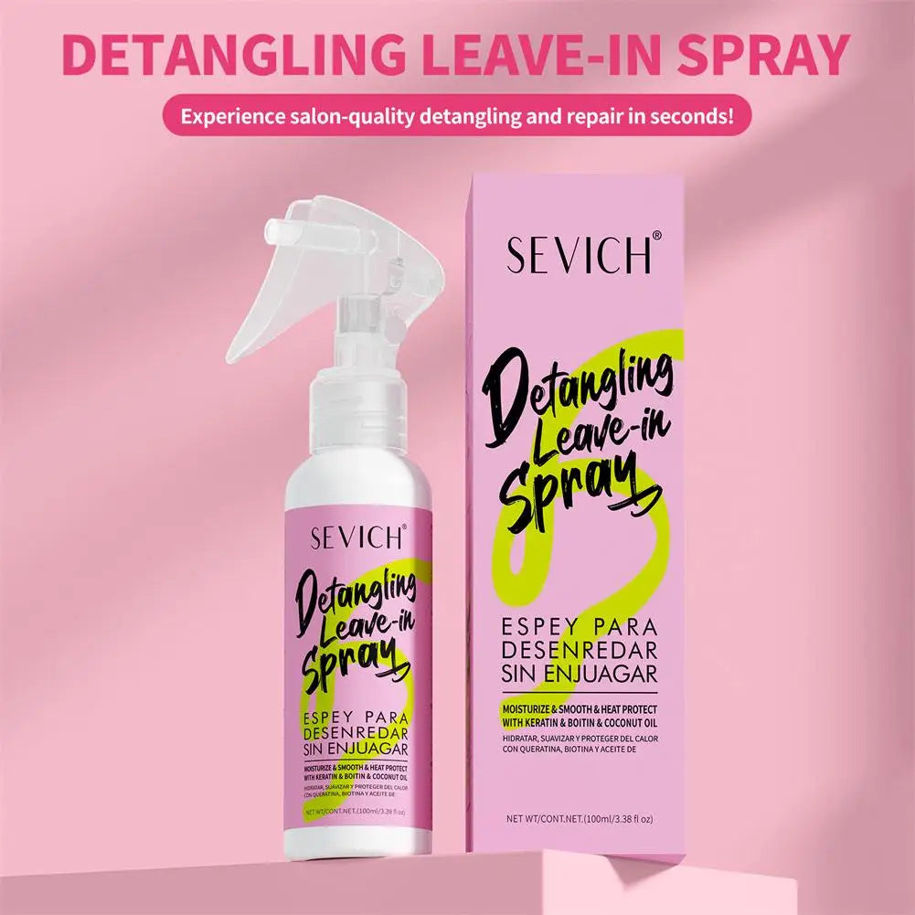 Keratin Hair Smoothing Spray Hair Conditioner Keratin Hair Treatment For Dyeing Damaged Anti-frizzle Soften Shiny Hair Care Oil