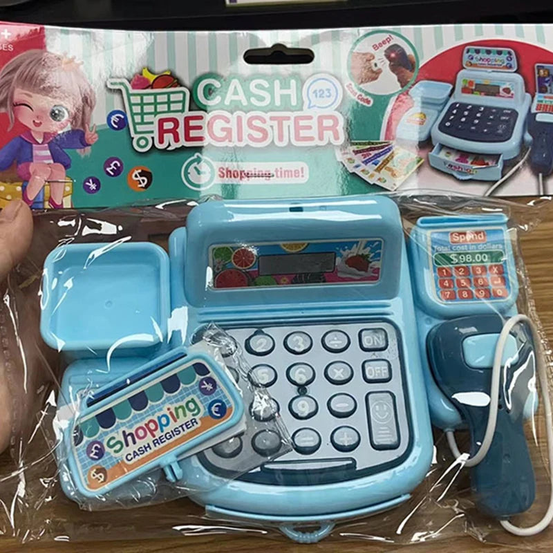 Supermarket Cash Register Simulation Multi-Function Cash Register Children Play Every Family Toys Educational Toys