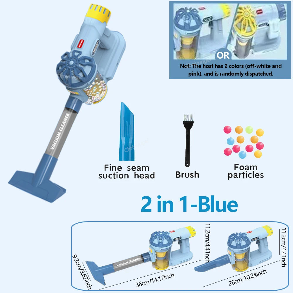 Kids Simulation Electric Vacuum Cleaner Toy Set Housekeeping Role Play Educational Toys for Toddlers Perfect Gift for Girls Boys