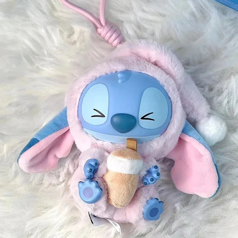 2025 Disney Nuevo Stitch Plush Doll Blind Box Eat Before Sleep Series Vinyl Hanging Bag Cute Mystery Toy Christmas Holiday Gift
