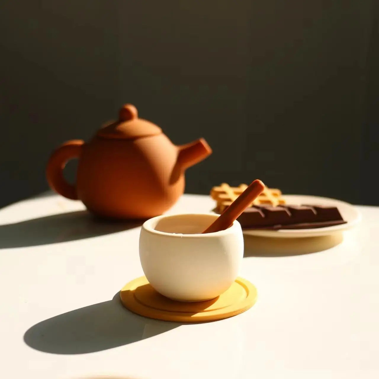 Silicone Tea  Toys Pretend Play Kitchen Accessories Food Playset for Kids Role Play Game for Toddlers Girls Boys Gifts